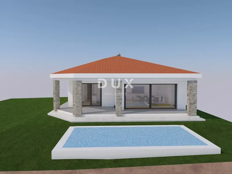 Isztria, Žminj, telek, 665 m2, projekt, építkezés – 2
