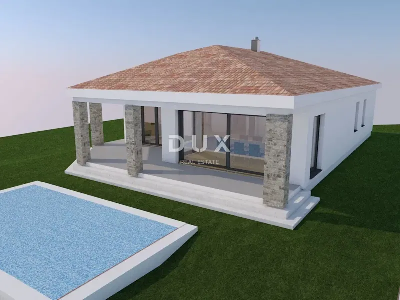 Isztria, Žminj, telek, 665 m2, projekt, építkezés – 3
