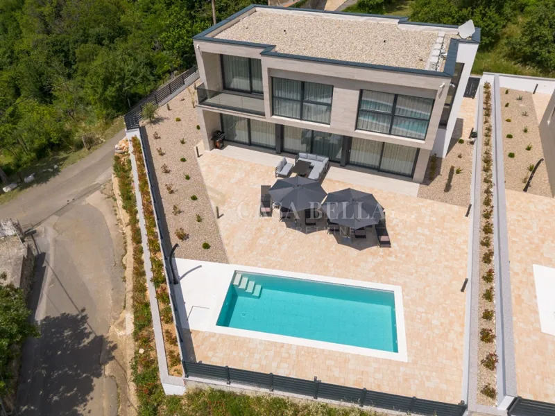 Bribir – vila s bazenom i pogledom na more – 2