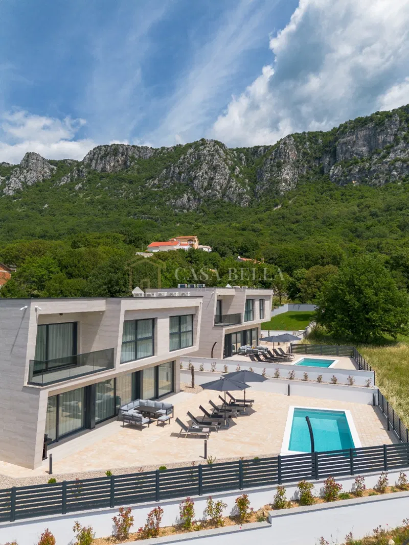 Bribir – vila s bazenom i pogledom na more – 3