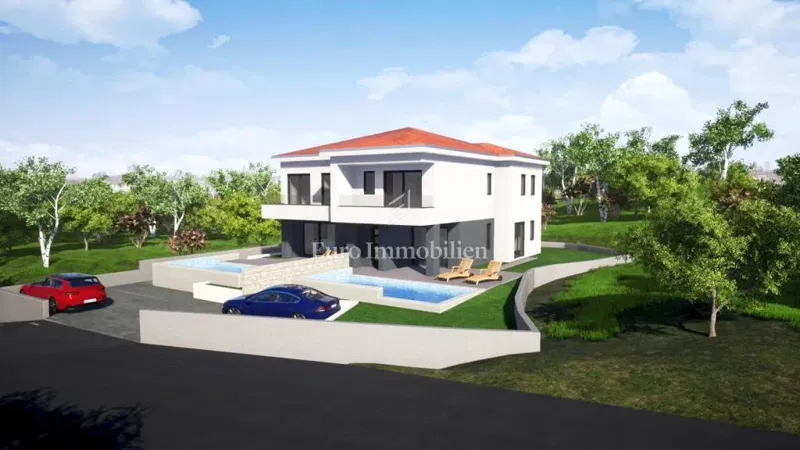 New construction with swimming pool and garden – 3
