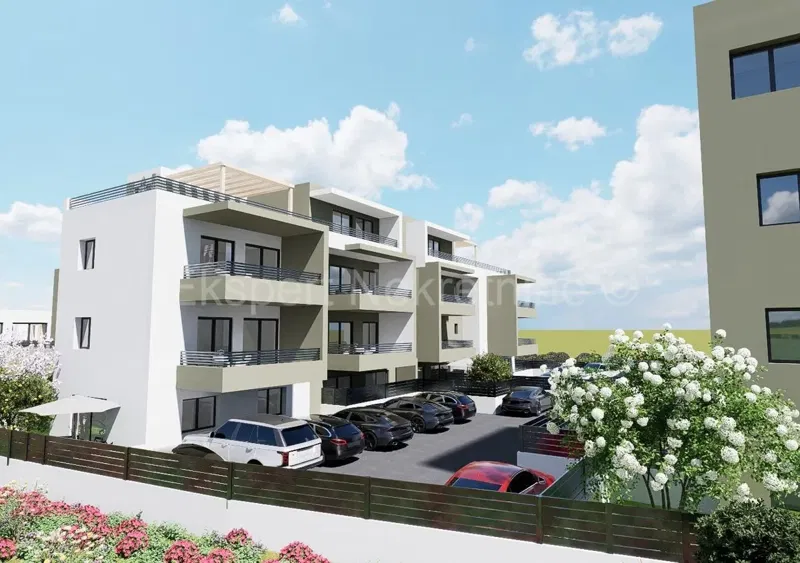 Trogir, 2-bedroom apartment 56 m2, 2nd floor, new building, sea view – 3
