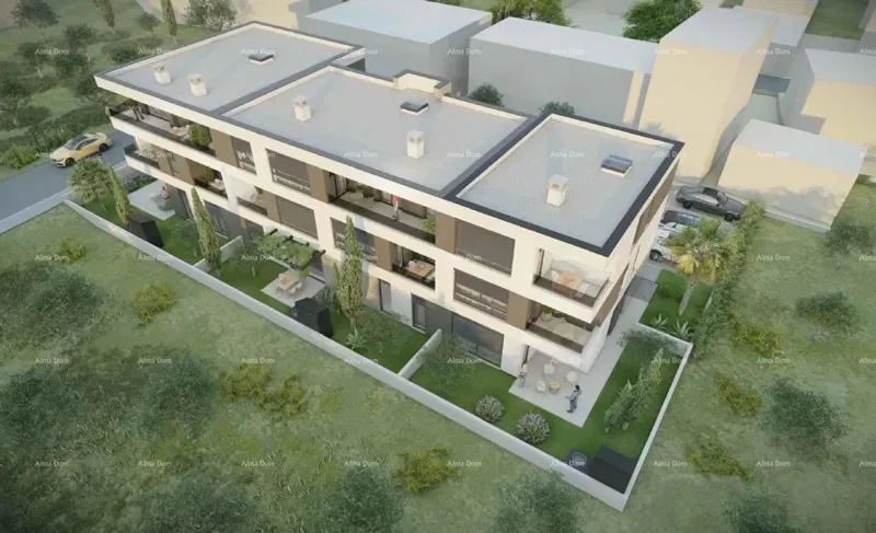 Sale of modern apartments in a new residential project, sea view, Štinjan, B4 – 2