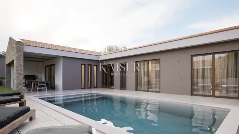 Istria - Barban, modern single-storey house with swimming pool – 2