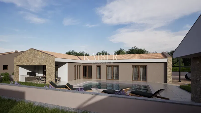 Istria - Barban, modern single-storey house with swimming pool – 3