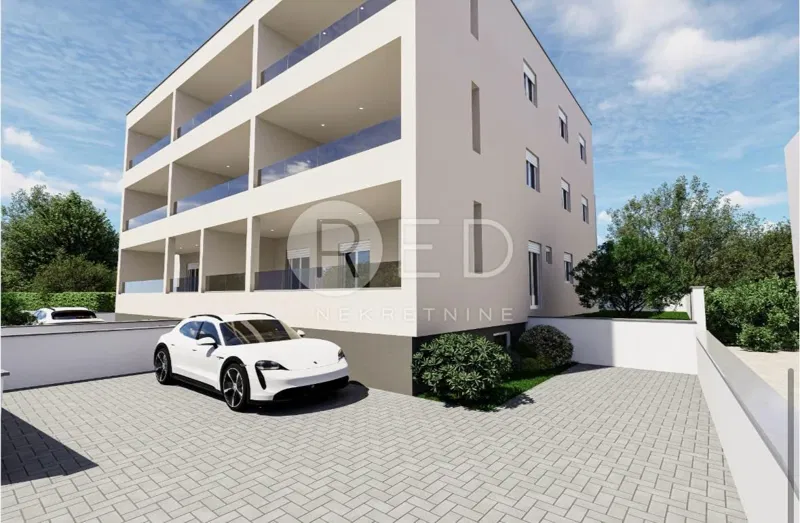 NOVOGRADNJA CRVENE KUĆE, ZADAR - STAN S GARAŽOM I PARKINGOM 63.95 M2 – 2