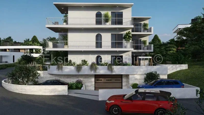 Ciovo, Slatine, 2-bedroom apartment 61 m2, 2nd floor, only 70 m from the sea, swimming pool – 2