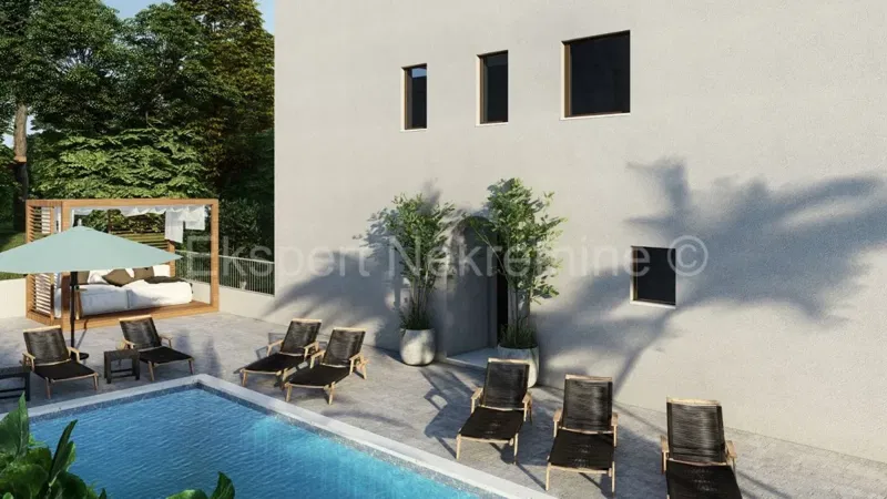 Ciovo, Slatine, 2-bedroom apartment 61 m2, 2nd floor, only 70 m from the sea, swimming pool – 3