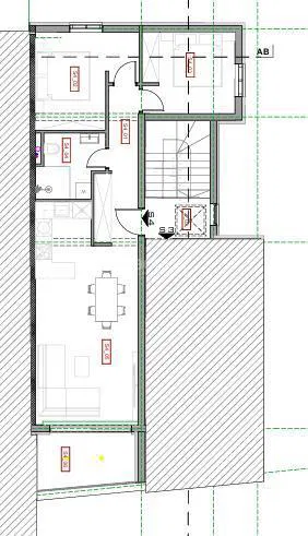 Brodarica – Prostoren dvosobni apartma v drugem nadstropju z ložo, 130 m od morja – 3
