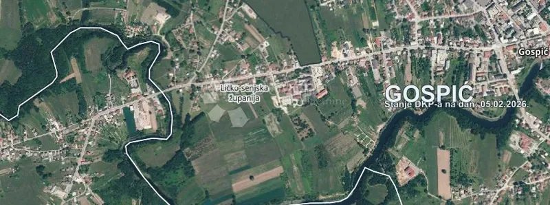 Building land Centar, Gospić, 746m2 – 2
