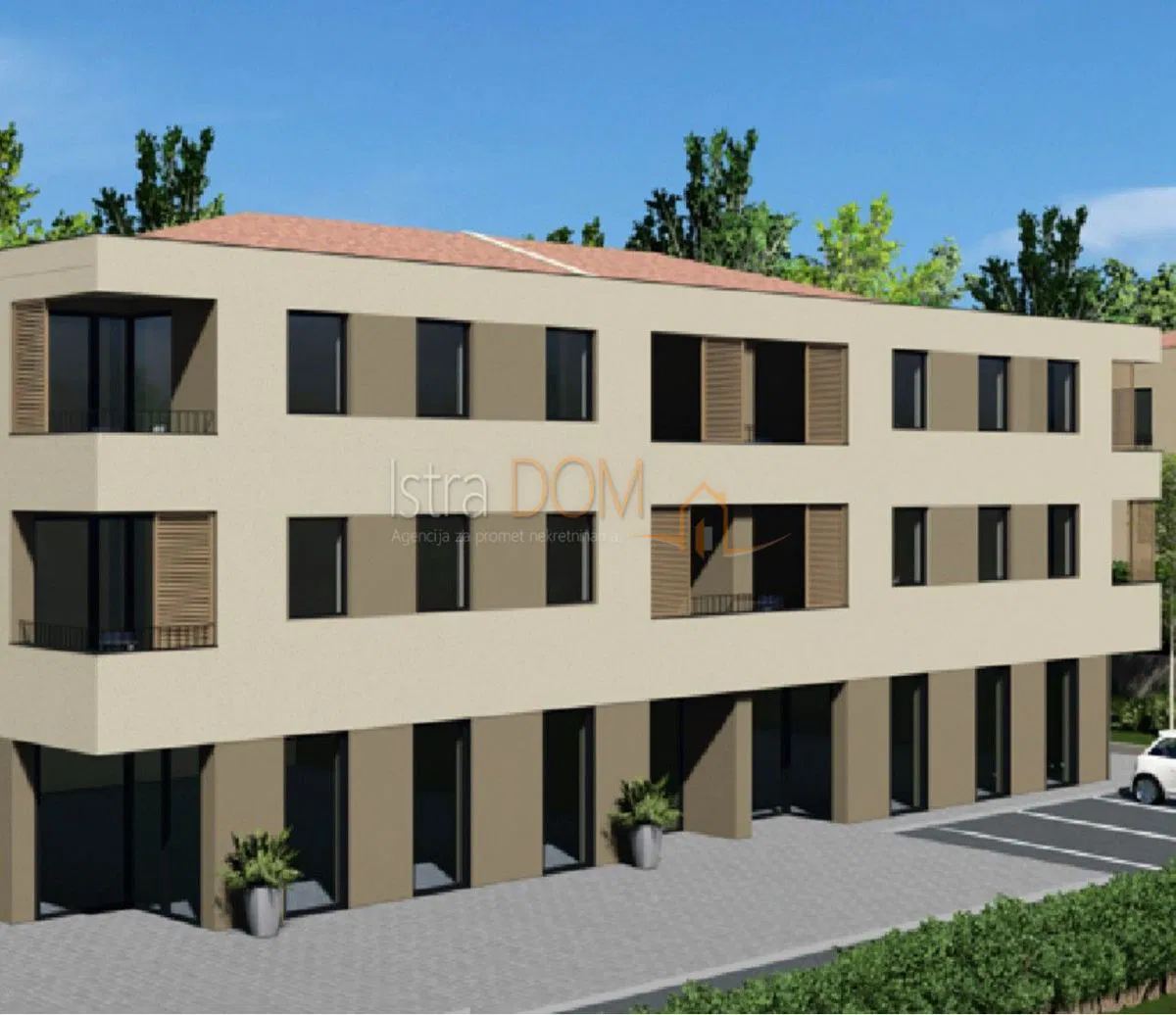 - Barban novogradnja stan na 2 katu 64,16 m2 -