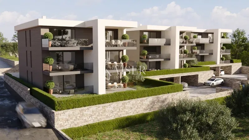 Isztria, Umag, környék - apartman új épületben, 66m2, 300 méterre a tengertől, földszint – 3