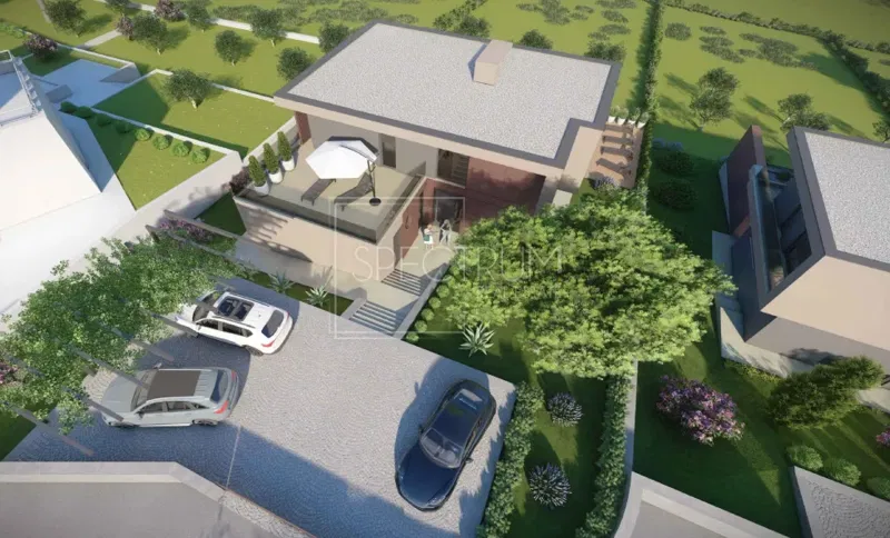 Zona di Albona, villa moderna con piscina in posizione tranquilla – 3