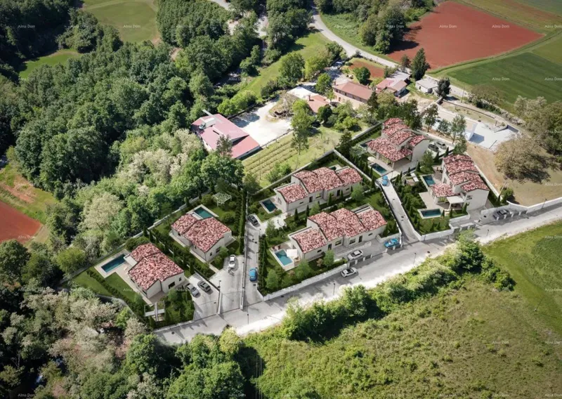 Vendita di una villa con piscina in un nuovo complesso residenziale, Barban! – 3