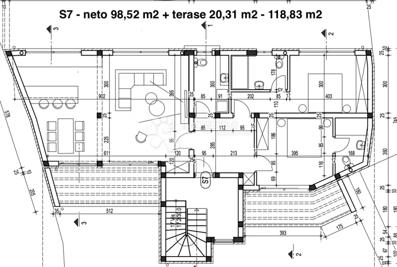 Lakás Ližnjan, 54m2 – 2