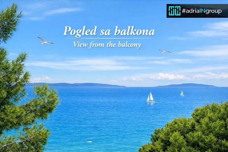 PODSTRANA // ATTRACTIVE APARTMENT FIRST ROW TO THE SEA / Video - read description – 2