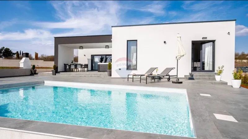 Istria, Žminj - Modern one-story house with swimming pool, gym and sauna – 3