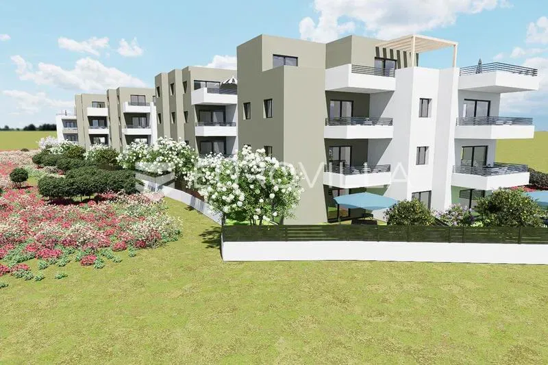 Trogir, two-bedroom apartment on the ground floor, area 46.93 m² – 2