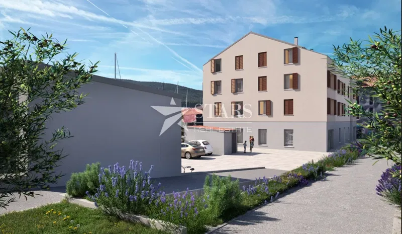 CRES ISLAND, TOWN OF CRES – 2BR + LR, 2nd floor, Premium New Development in the Strict City Center, 50 m from the Sea – 2