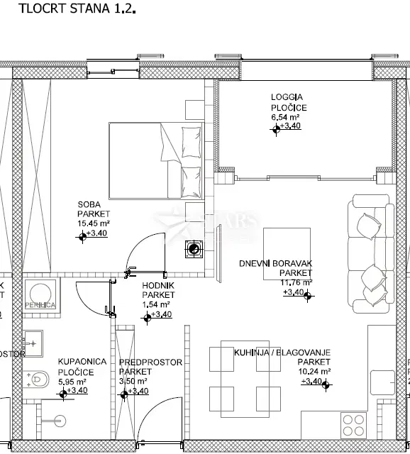 Lakás Cres – 3