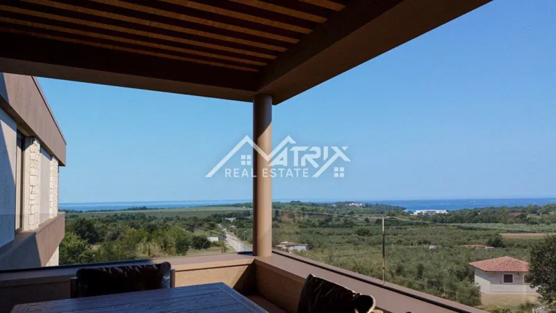 Poreč, Penthouse v stavbi z dvigalom in pogledom na morje – 2