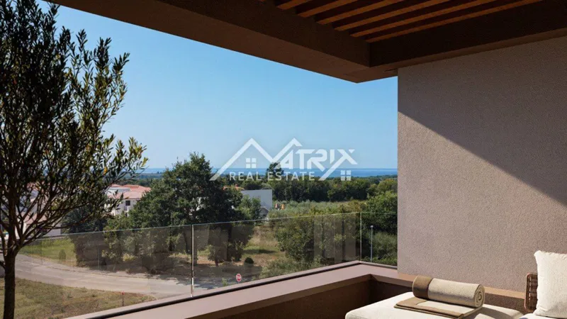 Poreč, Penthouse v stavbi z dvigalom in pogledom na morje – 3