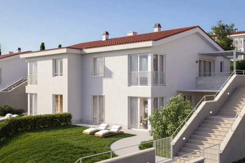 Eleganti residenze con una camera da letto al primo piano, in seconda fila sul mare – 2