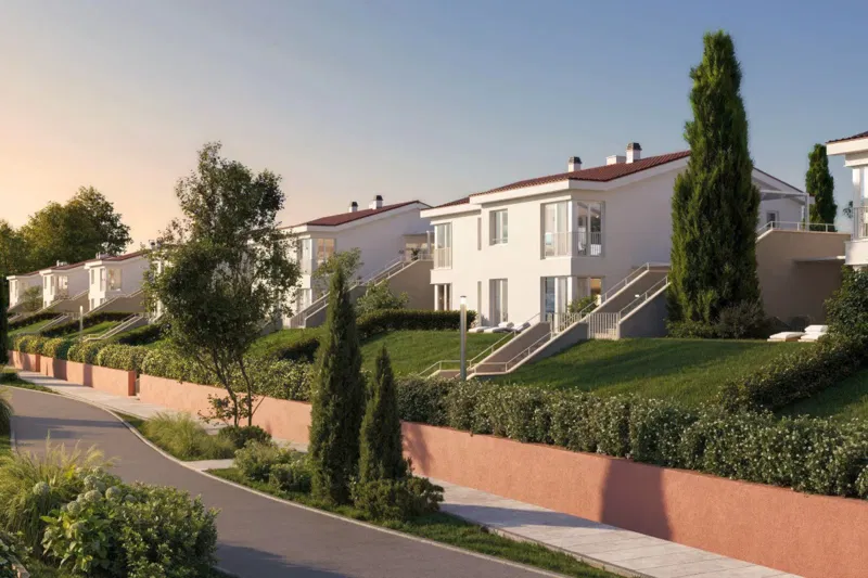 Eleganti residenze con una camera da letto al primo piano, in seconda fila sul mare – 3