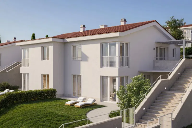 One-bedroom ground floor residences in the second seafront row – 2