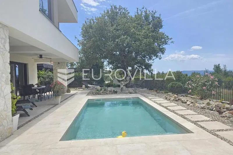 Krk, Linardići, luxury villa with swimming pool and sauna, new build, 200 m², 450 m² plot – 2