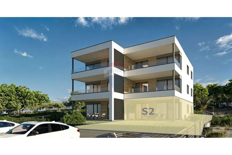 Mandre – luksuzan stan s vrtom, novogradnja, 86,90 m² – 2
