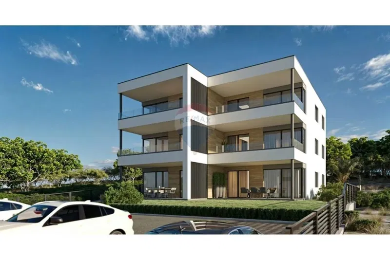 Mandre – luksuzan stan s vrtom, novogradnja, 86,90 m² – 3