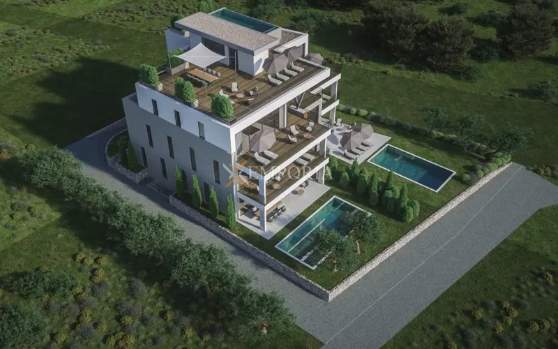 Sukošan – New Build First Row to the Sea, Lift, Open Sea View – 3