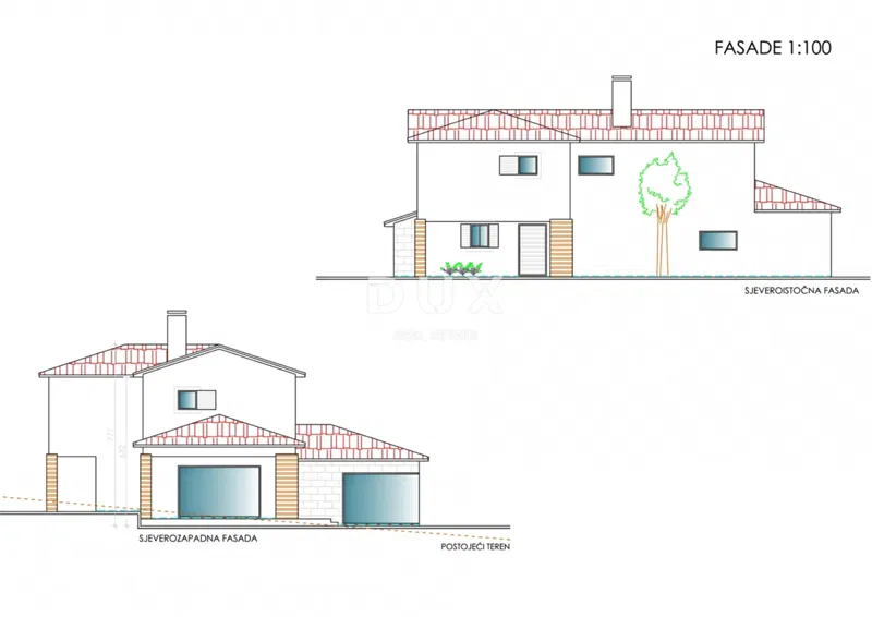 ISTRIA, LABIN - Spacious land with building permit – 2