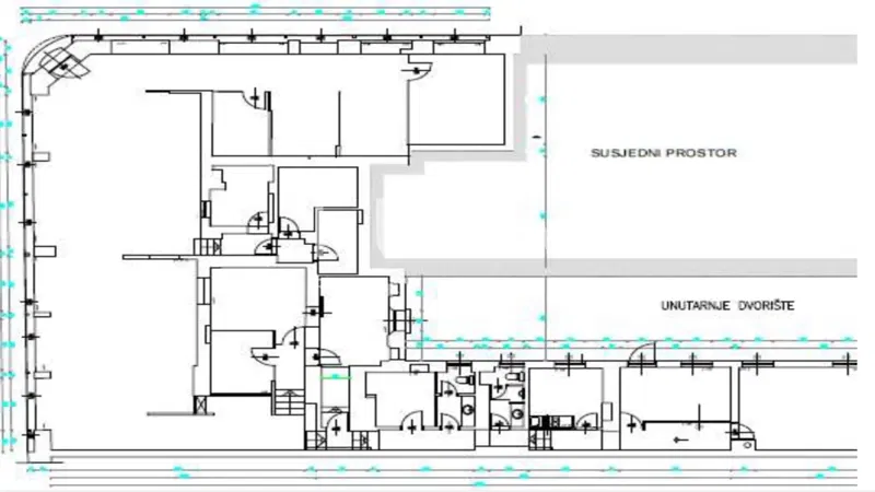 Zagreb, city center, Zrinjevac, street-level commercial space, 444 m² – 2