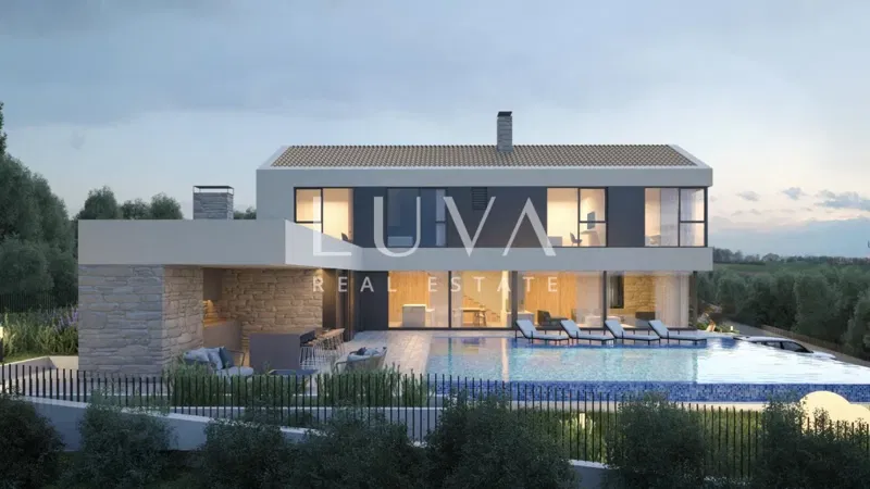 Istria, Buje, 975 m² building plot with a construction permit – 2