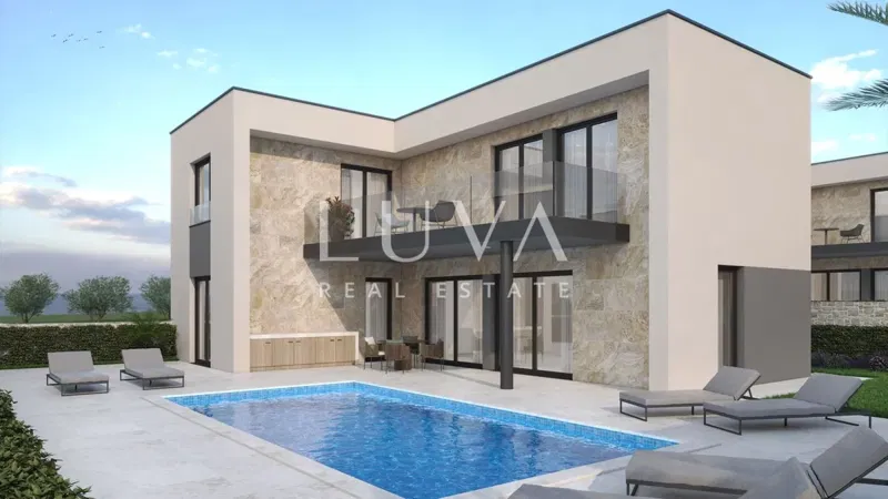Peroj, Fažana, Isztria – eladó luxusház medencével – 2