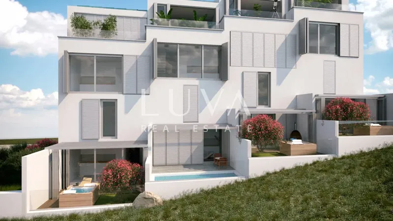Pag, Šimuni, sorház, 156,87 m² beépített alapterület, új építésű eladó – 2