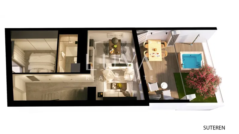 Pag, Šimuni, sorház, 156,87 m² beépített alapterület, új építésű eladó – 3