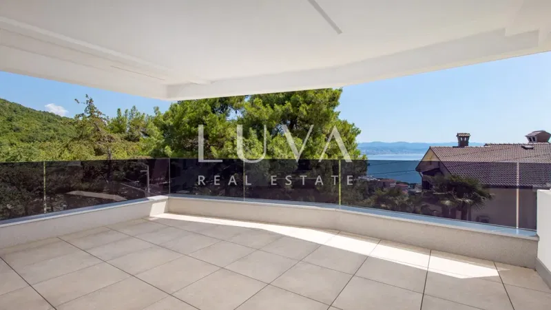 Opatija, luxury new building with sea view, apartment NFA 109.73 m² – 2