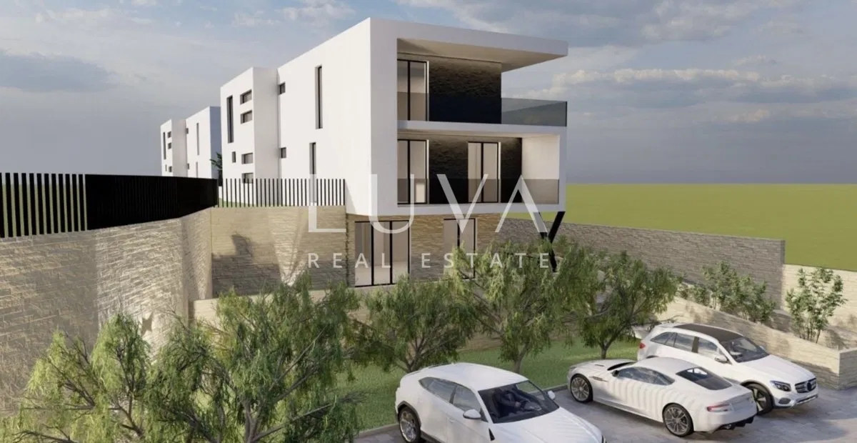 Karlovačka, Duga Resa, Zweizimmerwohnung in moderner Neubau mit Terrasse im 2. Stock, 86,43 m²
