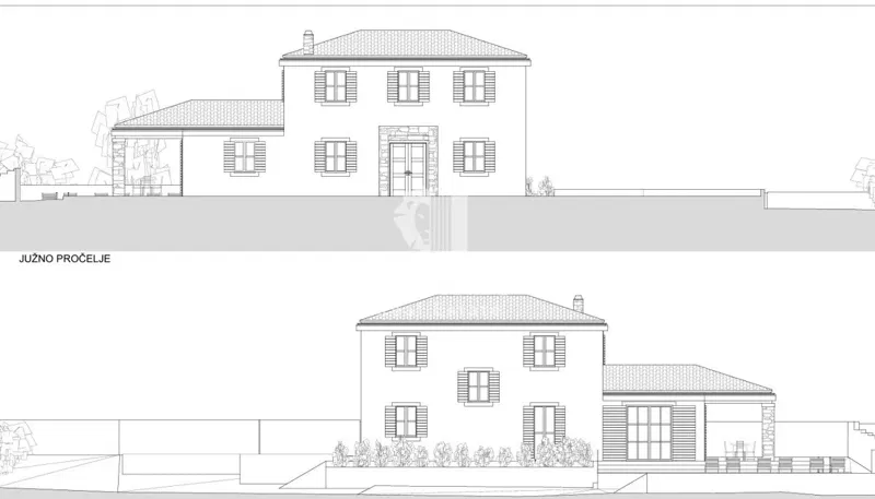 Land with building permit for a house with a swimming pool near Višnjan – 2