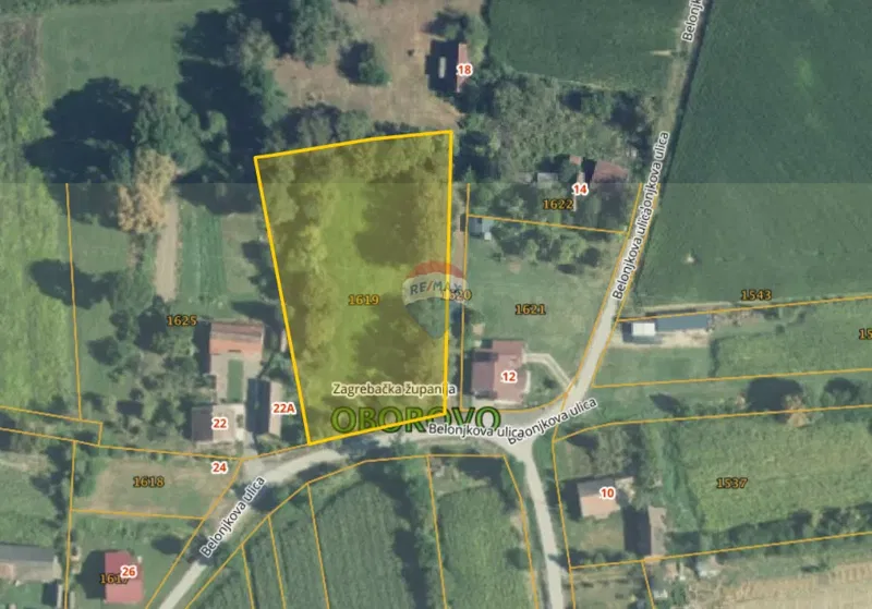 Rugvica, Oborovo | Građevinsko zemljište pravilnog oblika, 3708m2