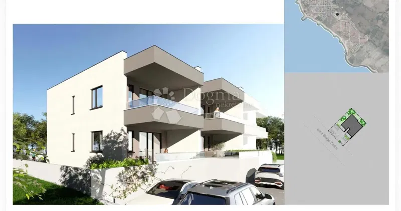 Lakosztály Gajac, Novalja, 62m2 – 2