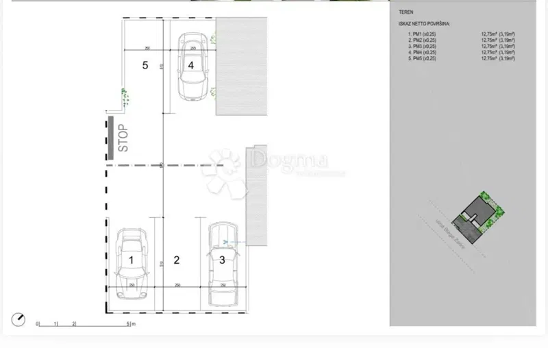 Apartament Gajac, Novalja, 62m2 – 2