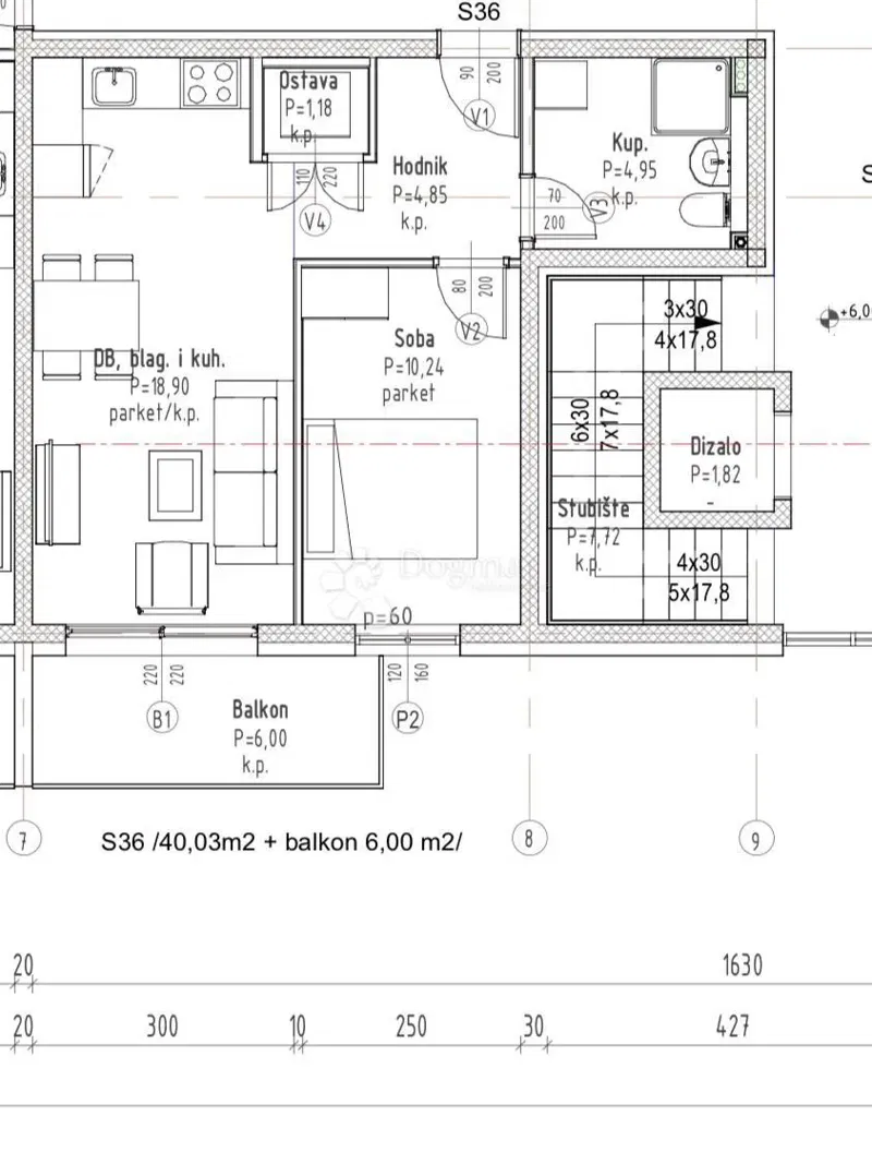 Flat Gradići, Velika Gorica - Okolica, 44,16m2 – 2