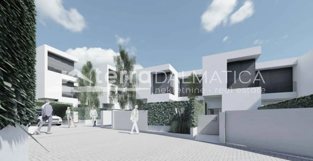 Moderna vila, Tribunj - bazen, novogradnja