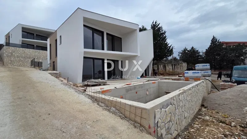 CRIKVENICA, JADRANOVO - Moderna villa bifamiliare con piscina e vista mare, 130m2 – 2