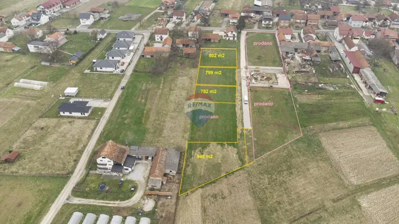 Building plot Odranski Obrež, Brezovica, 782m2 – 2