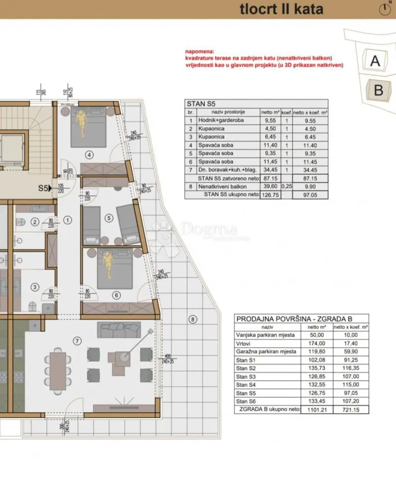 Flat Pješčana Uvala, Medulin, 150,07m2 – 2